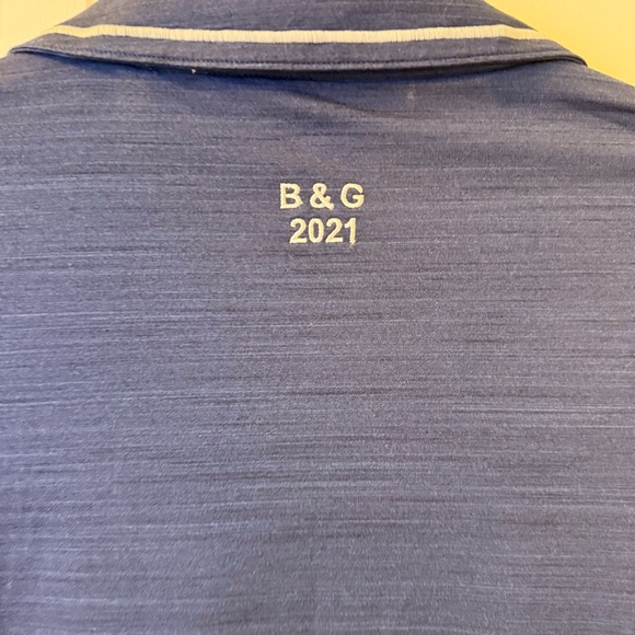 Puma Blue Polo Shirt Athletic Performance Golden Oaks B & G 2021 - Picture 6 of 11